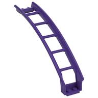 Vehicle Track, Roller Coaster Ramp Large Upper Part, 6 Bricks Elevation