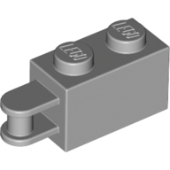 Brick Special 1 × 2 with Vertical Closed Handle Inset from Edge Hellblaugrau