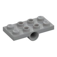 Platte speziell 2 × 4 mit 2 Pinlöcher Hellblaugrau