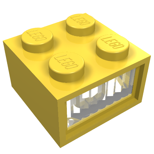 Light Brick 2 × 2 Type 2 - 4.5V [Complete] Gelb