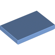 Tile 2 × 3 Medium Blue