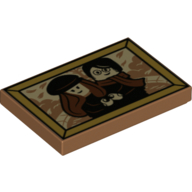 Tile 2 × 3 with Lily & James Potter Photo print Medium Nougat