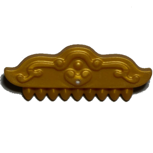 Equipment Rake Head, Nine-Teeth in Perlgold