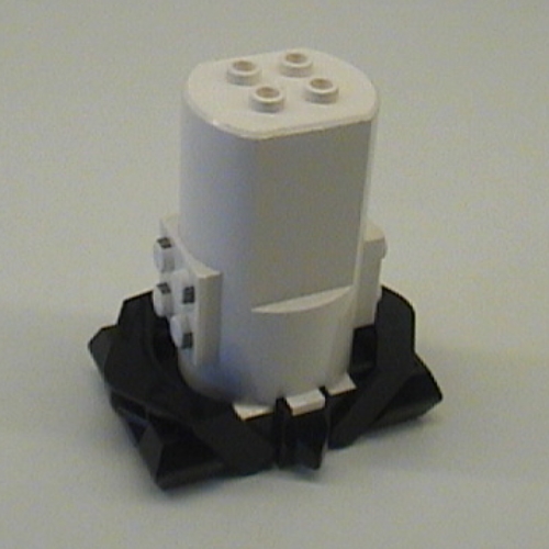 Motor, Monorail 9V with Short Couplings [Complete Assembly] White