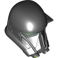 Large Figure Head Imperial Death Trooper Schwarz