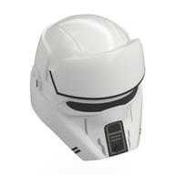Helmet, Raised Forehead, Angular Front, AT-RT Driver print Weiß