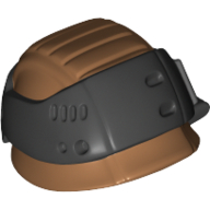 Helmet Rebel Trooper, Pearl Titanium Band with Yellow Insignia Print Medium Nougat
