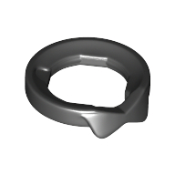 Minifig Neckwear Collar Schwarz