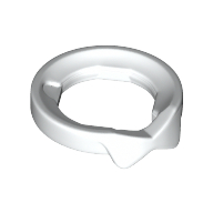 Minifig Neckwear Collar White