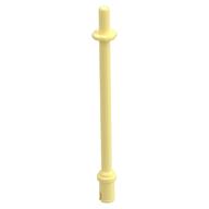 Bar 8L - Two Stop Rings / One Pin, Technic Figure Ski Pole [Flat End] Bright Light Yellow