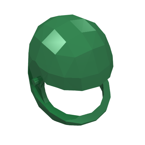 Technic Figure Helmet Green