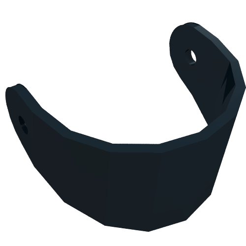 Technic Figure Helmet Visor Black