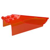 Windschutzscheibe 10 × 4 × 2 1/3 mit Griff