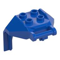 Plate Special, 2 × 2 Studs and Handle, Closed Ends (Mech Chest Plate / Armor) Blue