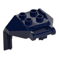Plate Special, 2 × 2 Studs and Handle, Closed Ends (Mech Chest Plate / Armor) Dark Blue
