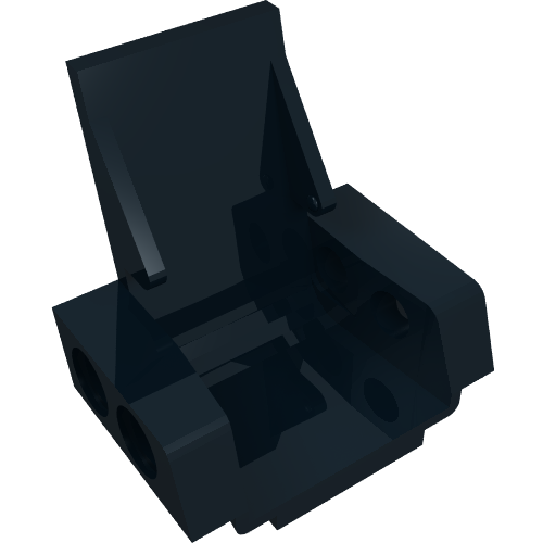 Technic Seat / Chair [3 × 2 Base] Black