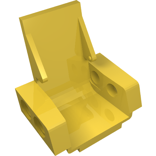 Technic Seat / Chair [3 × 2 Base] Yellow