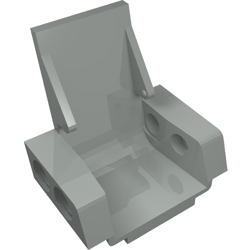 Technic Seat / Chair [3 × 2 Base] Hellgrau