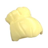 Hair Large High Bun Bright Light Yellow