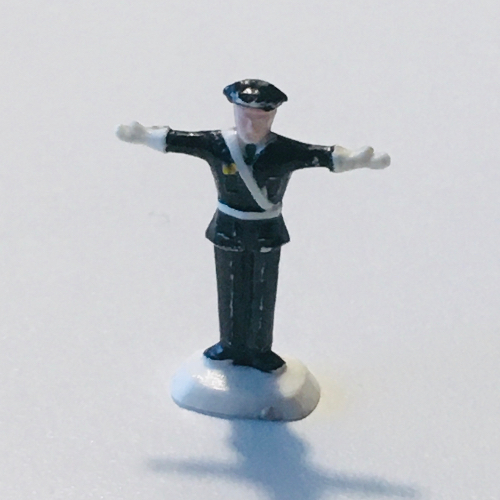 HO Scale Accessory Policeman Both Hands Out [Keine Farbe/Beliebige Farbe]