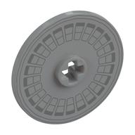 Technic Disc 3 × 3 with Rim print Hellblaugrau