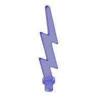 Wave / Lightning Angular, Single Trans-Purple