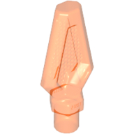 Weapon Pike / Spear Tip with Bar Trans-Neon Orange