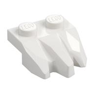 Plate Special 2 × 3 with Rocks White