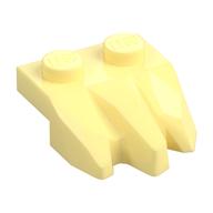 Plate Special 2 × 3 with Rocks Bright Light Yellow