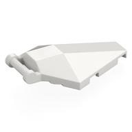 Windscreen 6 × 4 × 1 Hexagonal with Handle White