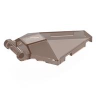 Windscreen 6 × 4 × 1 Hexagonal with Handle Trans-Brown