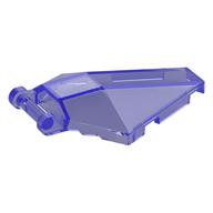 Windscreen 6 × 4 × 1 Hexagonal with Handle Trans-Purple