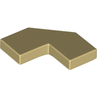Tile Special 2 × 2 Corner with Cut Corner - Facet Beige