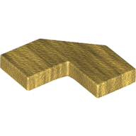 Tile Special 2 × 2 Corner with Cut Corner - Facet Perlgold