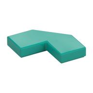 Tile Special 2 × 2 Corner with Cut Corner - Facet Dark Turquoise