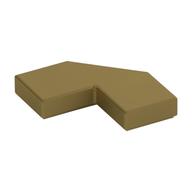 Tile Special 2 × 2 Corner with Cut Corner - Facet Metallic-Gold