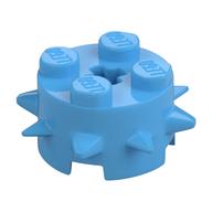 Brick Round 2 × 2 Special with Spikes Medium Blue