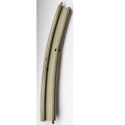 Vehicle Track, Train, 12V Conducting Rail Curved with Connection Wire Hellgrau