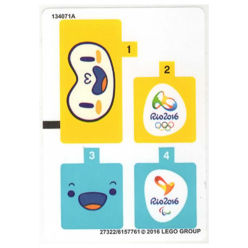 Stickerbogen für Set 40225-1 [Keine Farbe/Beliebige Farbe]