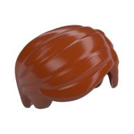 Hair Combed Sideways with Short Sideburns [Plain] Dark Orange
