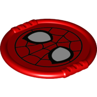 Duplo Disk with Spider-man Face Print Red