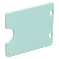 Duplo Door / Window with Cutout (Semi Oval) Light Aqua
