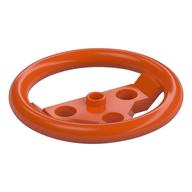 Technic Steering Wheel Large Reddish Orange