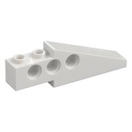 Technic Dachstein lang 1 × 6 mit 3 Pinlöcher Weiß