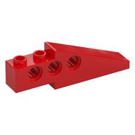 Technic Dachstein lang 1 × 6 mit 3 Pinlöcher Rot