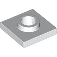 Turntable 2 × 2 Female White