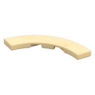 Tile 4 × 4 Curved, Macaroni Tan