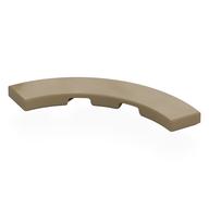 Tile 4 × 4 Curved, Macaroni Dark Tan