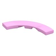 Tile 4 × 4 Curved, Macaroni Bright Pink