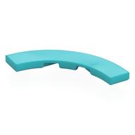 Tile 4 × 4 Curved, Macaroni Mittelazur